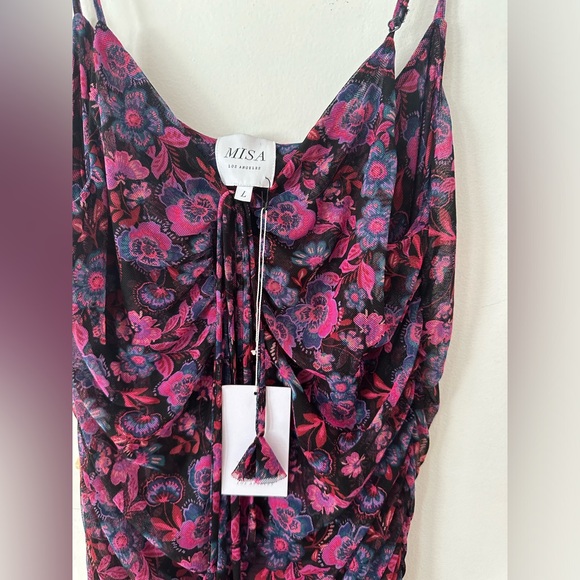 New Nicola Midi Dress in Electric Ditsy
MISA Los Angeles size L - Picture 6 of 7